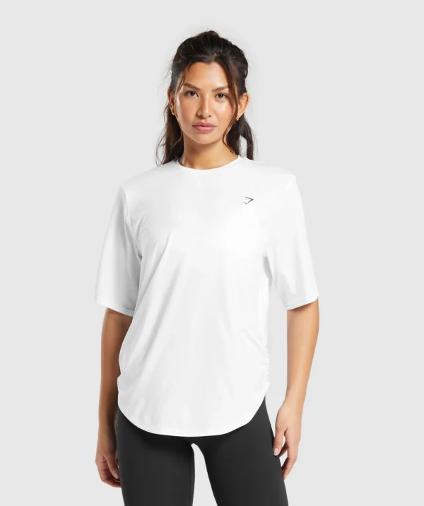 Oversized ruched t-shirt