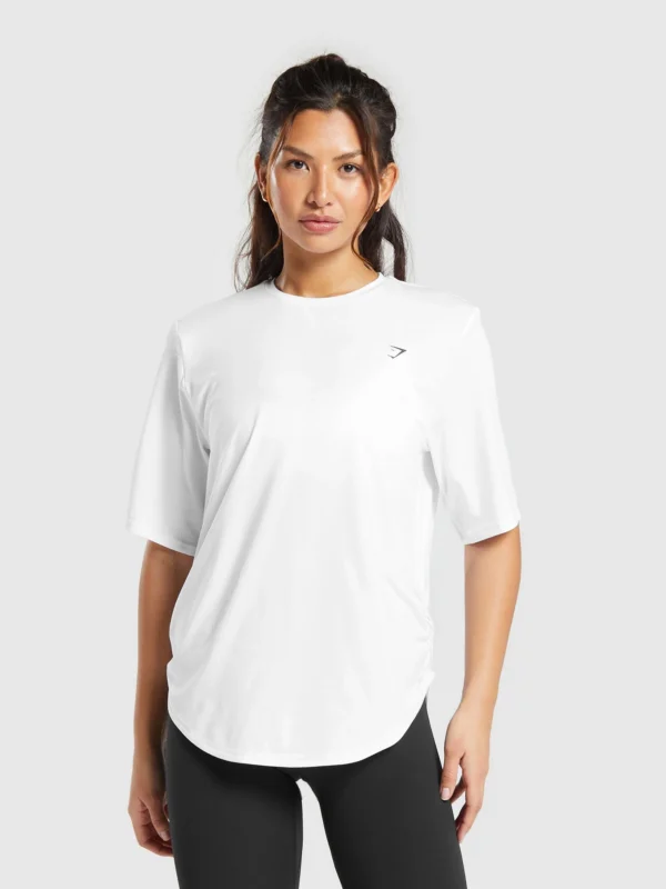 Oversized ruched t-shirt