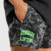 Printed lifting mesh 5"shorts - Image 2