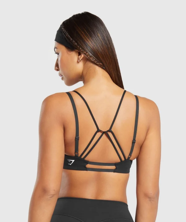 Strappy back sports bra - Image 2