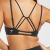 Strappy back sports bra - Image 3