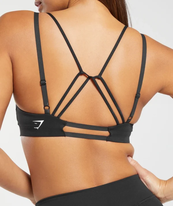 Strappy back sports bra - Image 3