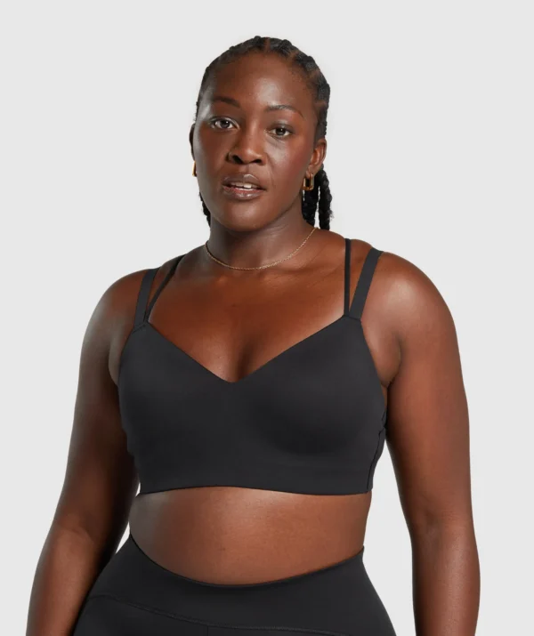 Strappy back sports bra - Image 5
