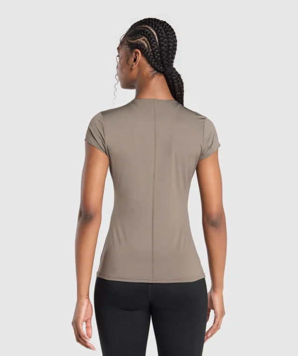 Running brown T-shirt - Image 3