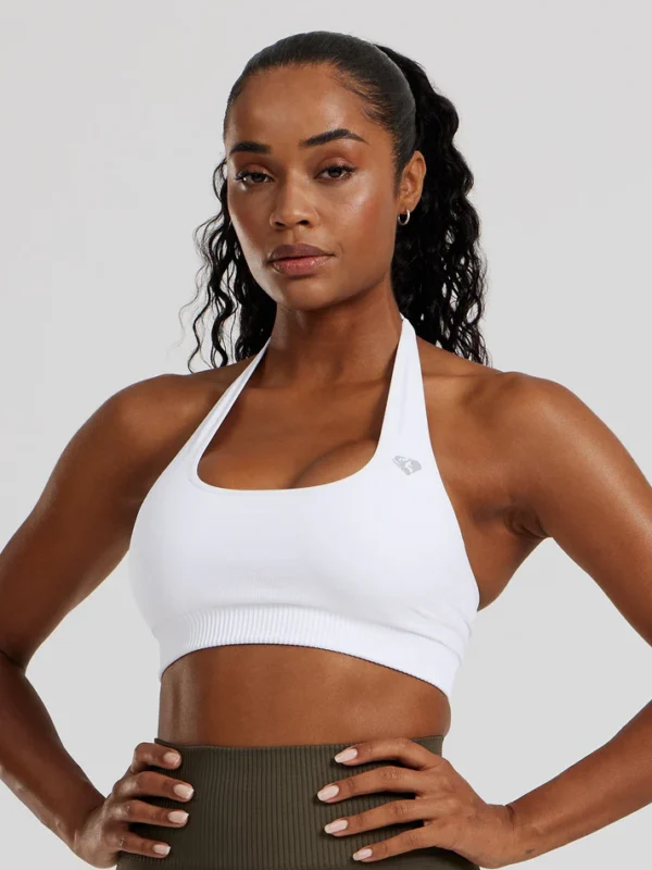 power Seamless Halter Neck Bra