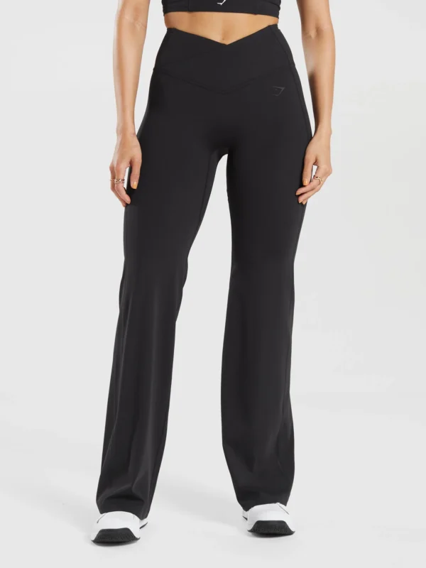 Crossover Regular Flared Leggings