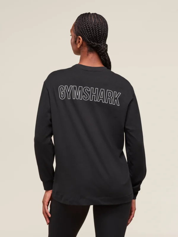 Trace Graphic Long Sleeve Top