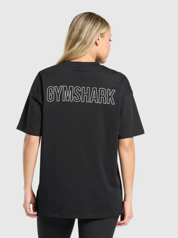 Trace Graphic Oversized T-Shirt